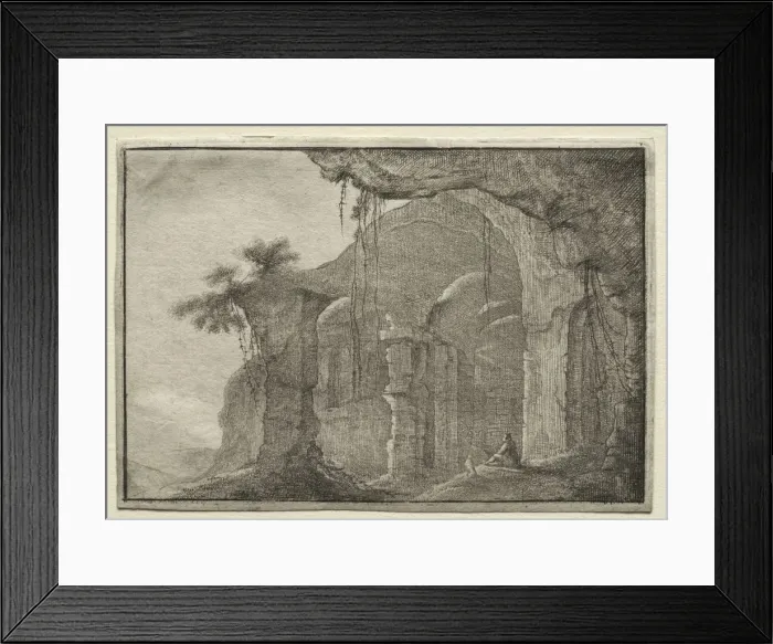 Framed Print : Ruins of an Amphitheatre. Creator: Gillis Neyts (Flemish, 1623 (?)-1687) Framed Print : Ruins of an Amphitheatre. Creator: Gillis Neyts (Flemish, 1623 (?)-1687)