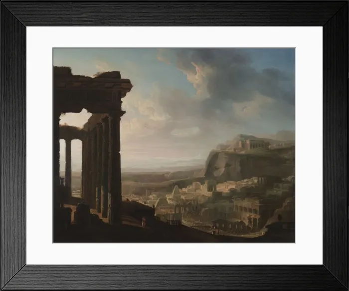 Framed Print : Ruins of an Ancient City, c. 1810 - 1820. Creator: John Martin (British, 1789-1854) Framed Print : Ruins of an Ancient City, c. 1810 - 1820. Creator: John Martin (British, 1789-1854)