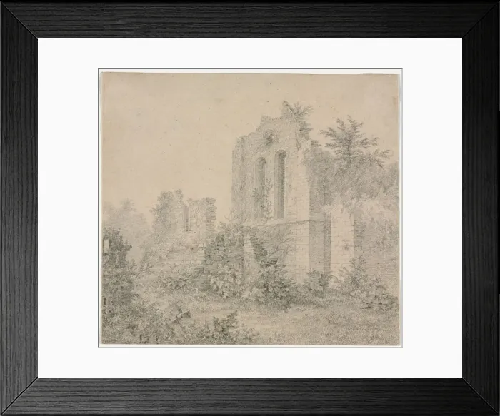 Framed Print : Ruins of an Abbey. Creator: Charles Norris (British, 1779-1858) Framed Print : Ruins of an Abbey. Creator: Charles Norris (British, 1779-1858)