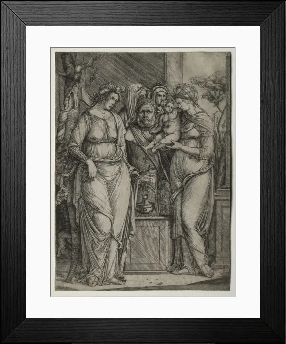 Framed Print : Sacrifice of Priapus. Creator: Jacopo de Barbari (Italian, 1440 / 50-before 1515) Framed Print : Sacrifice of Priapus. Creator: Jacopo de Barbari (Italian, 1440 / 50-before 1515)