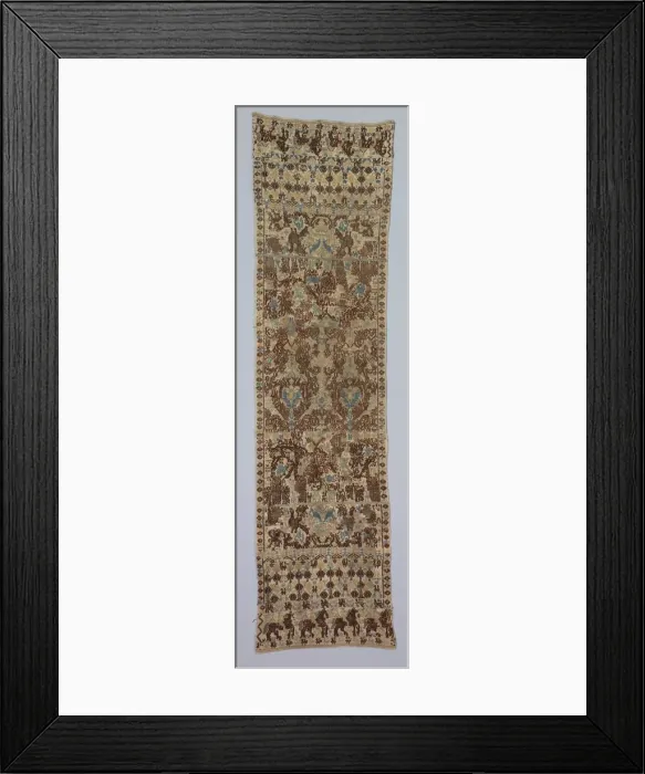Framed Print : Saddle Cloth, 1700s. Creator: Unknown Framed Print : Saddle Cloth, 1700s. Creator: Unknown
