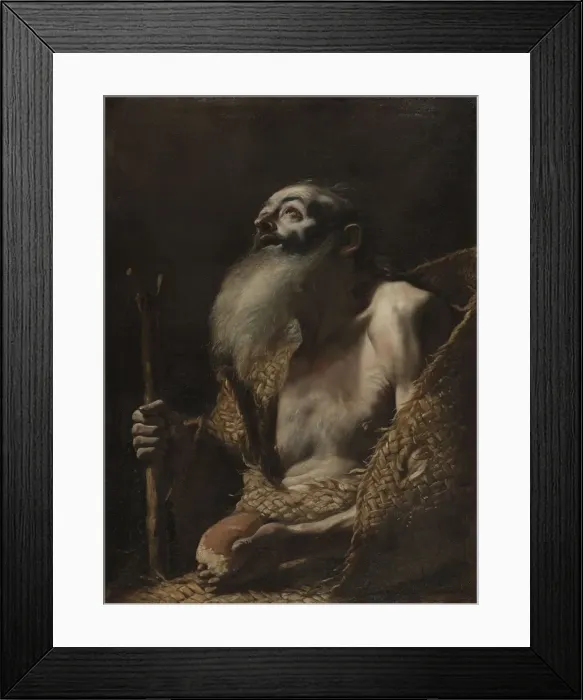 Framed Print : Saint Paul the Hermit, c. 1662-1664. Creator: Mattia Preti (Italian, 1613-1699) Framed Print : Saint Paul the Hermit, c. 1662-1664. Creator: Mattia Preti (Italian, 1613-1699)