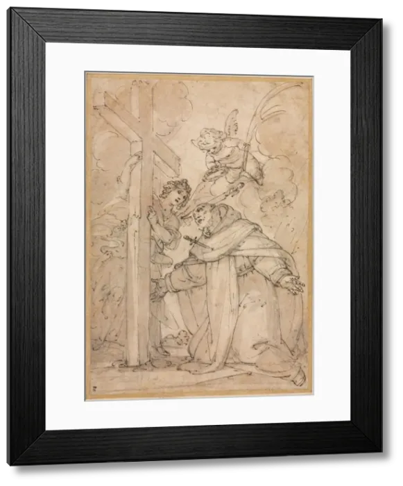 Framed Print : Saint Peter Martyr, 16th Century?. Creator: Giovanni Battista Paggi (Italian, 1554-1627) Framed Print : Saint Peter Martyr, 16th Century?. Creator: Giovanni Battista Paggi (Italian, 1554-1627)