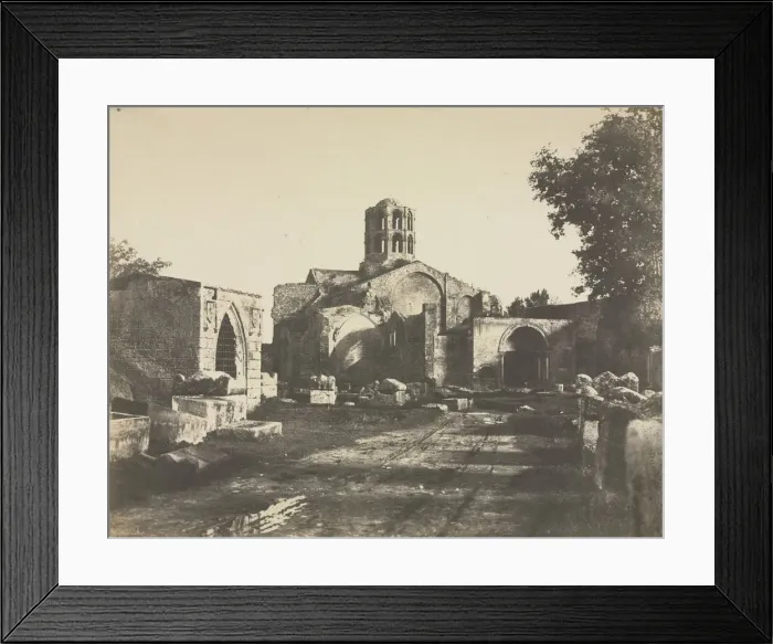 Framed Print : Saint-Honorat, Pres dArles, 1853. Creator: Edouard Baldus (French, 1813-1889) Framed Print : Saint-Honorat, Pres dArles, 1853. Creator: Edouard Baldus (French, 1813-1889)