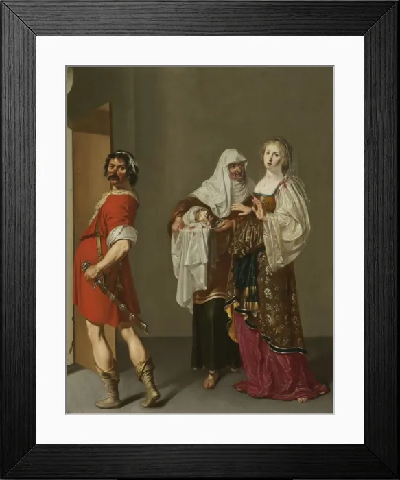 Framed Print : Salome with the Head of Saint John the Baptist, mid-1600s. Creator: Jacob Duck (Dutch, c Framed Print : Salome with the Head of Saint John the Baptist, mid-1600s. Creator: Jacob Duck (Dutch, c