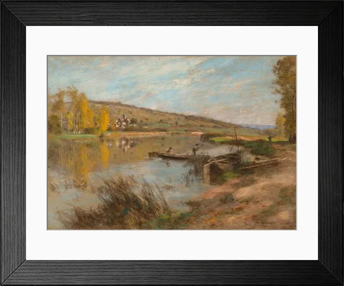 Framed Print : Quai au Sable, Charteves, 1904. Creator: Leon Augustin Lhermitte (French, 1844-1925) Framed Print : Quai au Sable, Charteves, 1904. Creator: Leon Augustin Lhermitte (French, 1844-1925)