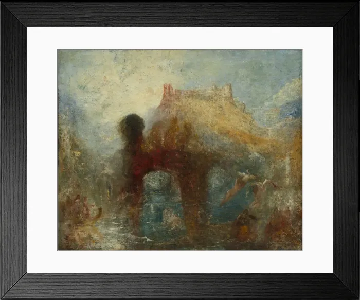Framed Print : Queen Mabs Cave, after 1846. Creator: Joseph Mallord William Turner (British, 1775-1851) Framed Print : Queen Mabs Cave, after 1846. Creator: Joseph Mallord William Turner (British, 1775-1851)