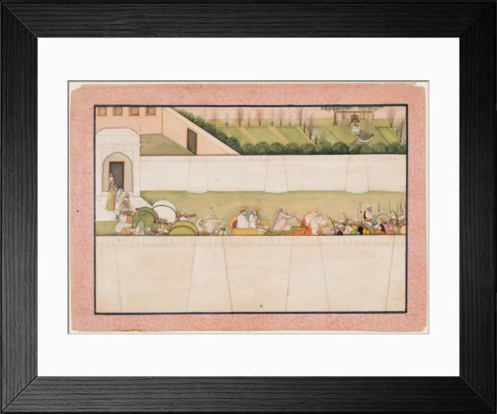 Framed Print : Ramas Brothers Bharata and Shatrughna set out from Ayodhya to find Rama and Lakshmana Framed Print : Ramas Brothers Bharata and Shatrughna set out from Ayodhya to find Rama and Lakshmana