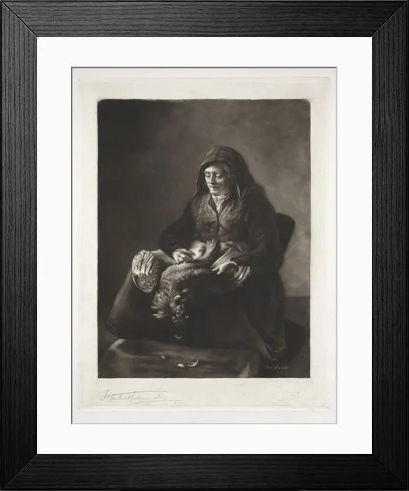 Framed Print : Rembrandts Mother, 19th-20th century. Creator: Samuel Arlent-Edwards (American, 1862-1938) Framed Print : Rembrandts Mother, 19th-20th century. Creator: Samuel Arlent-Edwards (American, 1862-1938)