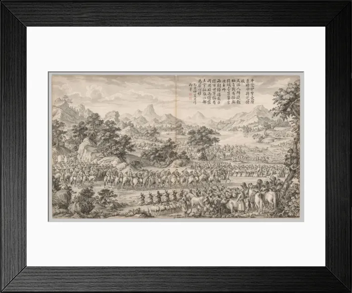 Framed Print : Receiving Surrender from the Eli…, c Framed Print : Receiving Surrender from the Eli…, c