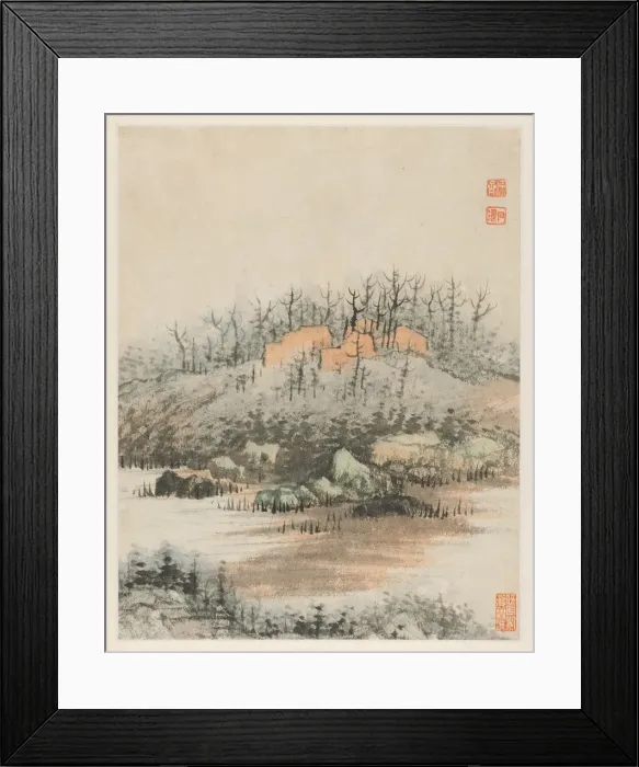 Framed Print : Reminiscences of Qinhuai River, 1642-1707. Creator: Shitao (Chinese, 1642-1707) Framed Print : Reminiscences of Qinhuai River, 1642-1707. Creator: Shitao (Chinese, 1642-1707)