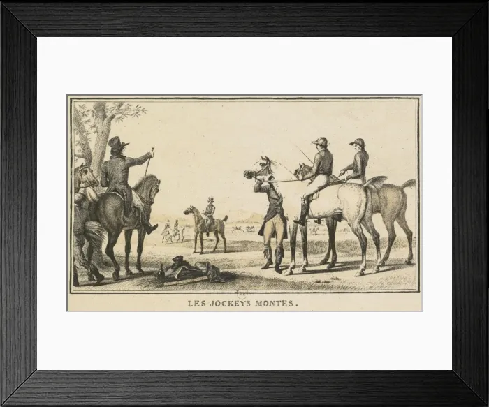 Framed Print : Racing Scenes: The Jockey Mounting the Horse (Scenes Hippiques: Le jockey montant a cheval) Framed Print : Racing Scenes: The Jockey Mounting the Horse (Scenes Hippiques: Le jockey montant a cheval)