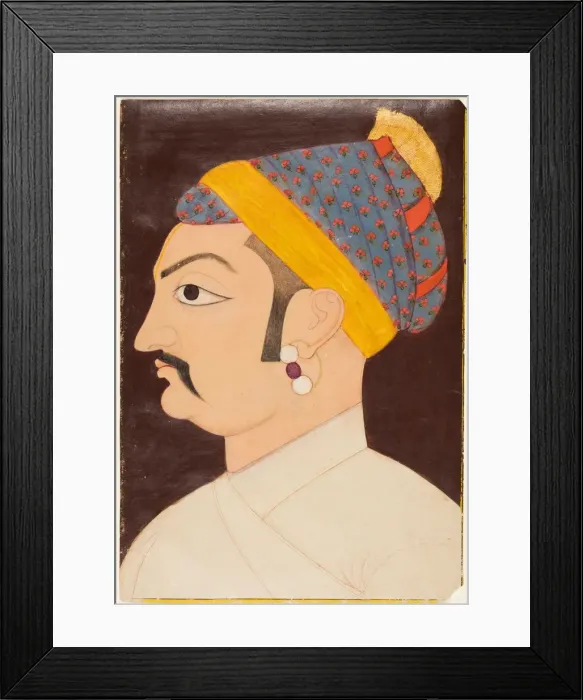 Framed Print : Rao Shiv Singh Chandrawat, c. 1720. Creator: Unknown Framed Print : Rao Shiv Singh Chandrawat, c. 1720. Creator: Unknown