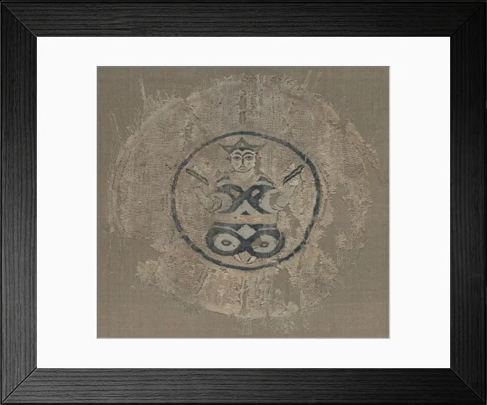 Framed Print : Roundel with seated prince, 1000s. Creator: Unknown Framed Print : Roundel with seated prince, 1000s. Creator: Unknown