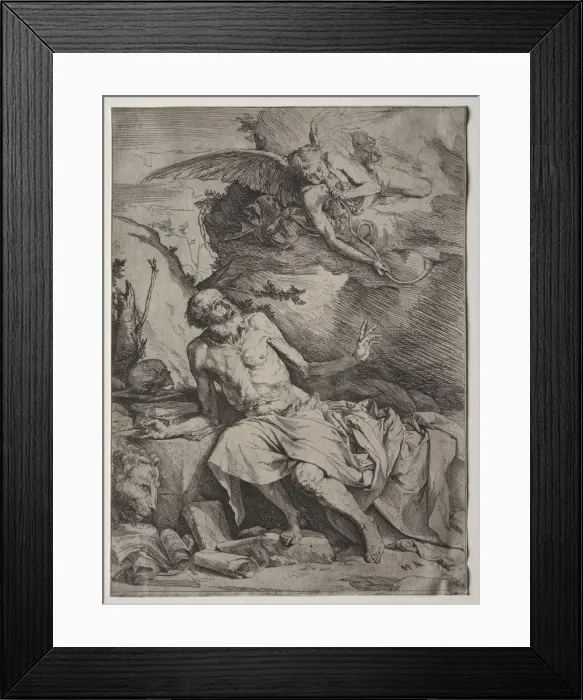 Framed Print : Saint Jerome. Creator: Jusepe de Ribera (Spanish, 1591-1652) Framed Print : Saint Jerome. Creator: Jusepe de Ribera (Spanish, 1591-1652)