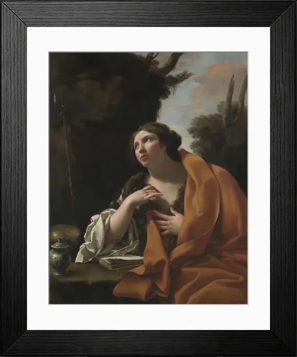 Framed Print : Saint Mary Magdalen, c. 1630. Creator: Simon Vouet (French, 1590-1649) Framed Print : Saint Mary Magdalen, c. 1630. Creator: Simon Vouet (French, 1590-1649)
