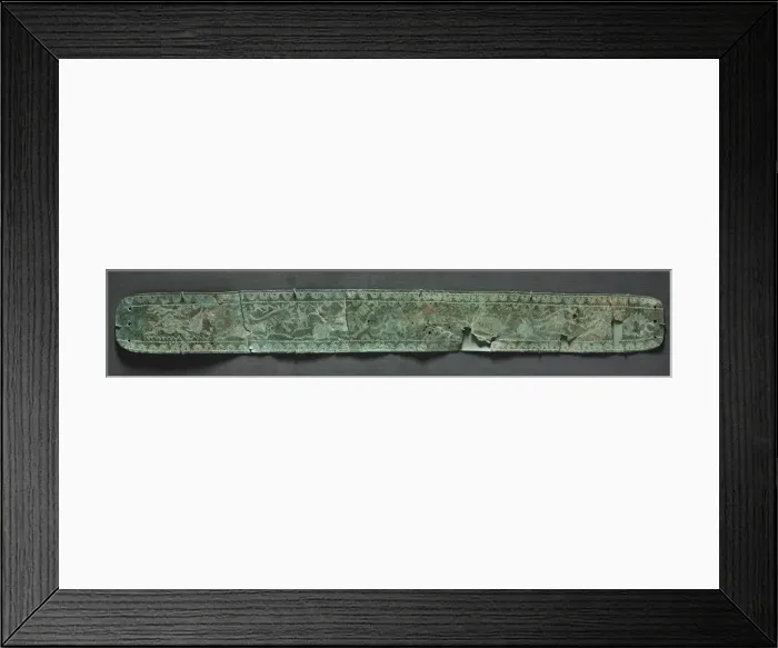 Framed Print : Running Animals Belt, c. 1000 BC. Creator: Unknown Framed Print : Running Animals Belt, c. 1000 BC. Creator: Unknown