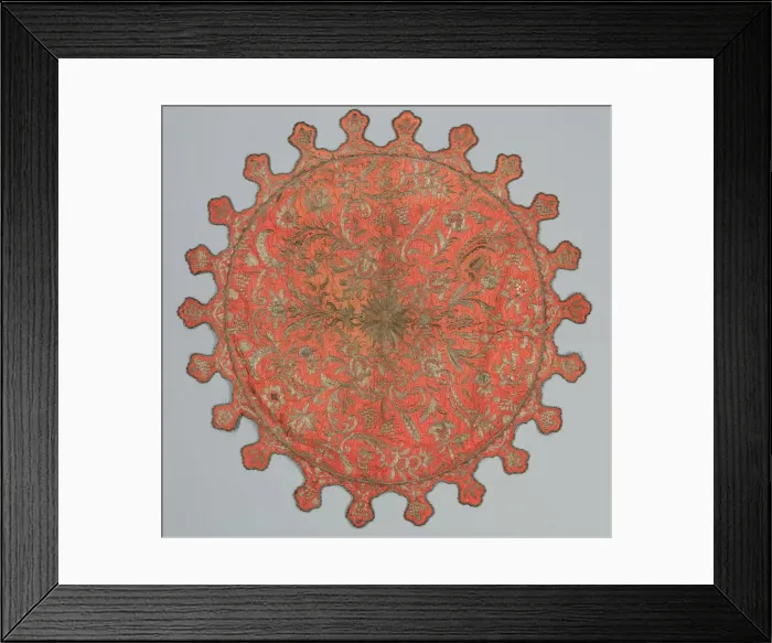 Framed Print : Parasol Top, 1700s. Creator: Unknown Framed Print : Parasol Top, 1700s. Creator: Unknown