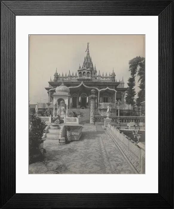 Framed Print : Pareshnath, Jain Temple, Calcutta, c. 1890s. Creator: A. W. A. Plate Studio (Ceylonese) Framed Print : Pareshnath, Jain Temple, Calcutta, c. 1890s. Creator: A. W. A. Plate Studio (Ceylonese)