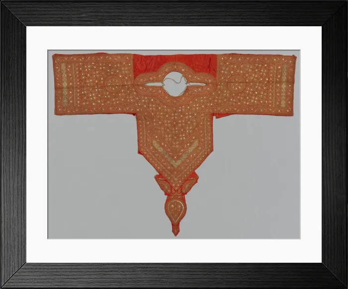 Framed Print : Part of a Womans Dress, 1800s - early 1900s. Creator: Unknown Framed Print : Part of a Womans Dress, 1800s - early 1900s. Creator: Unknown
