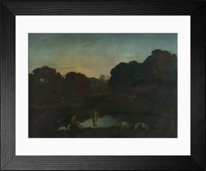 Framed Print : Pastoral Scene, 1911. Creator: Rene Menard (French, 1862-1930) Framed Print : Pastoral Scene, 1911. Creator: Rene Menard (French, 1862-1930)