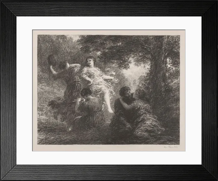 Framed Print : Pastorale. Creator: Henri Fantin-Latour (French, 1836-1904) Framed Print : Pastorale. Creator: Henri Fantin-Latour (French, 1836-1904)