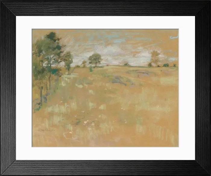 Framed Print : Pastures, Greenwich, Connecticut, c. 1890-1900. Creator: John Henry Twachtman (American Framed Print : Pastures, Greenwich, Connecticut, c. 1890-1900. Creator: John Henry Twachtman (American