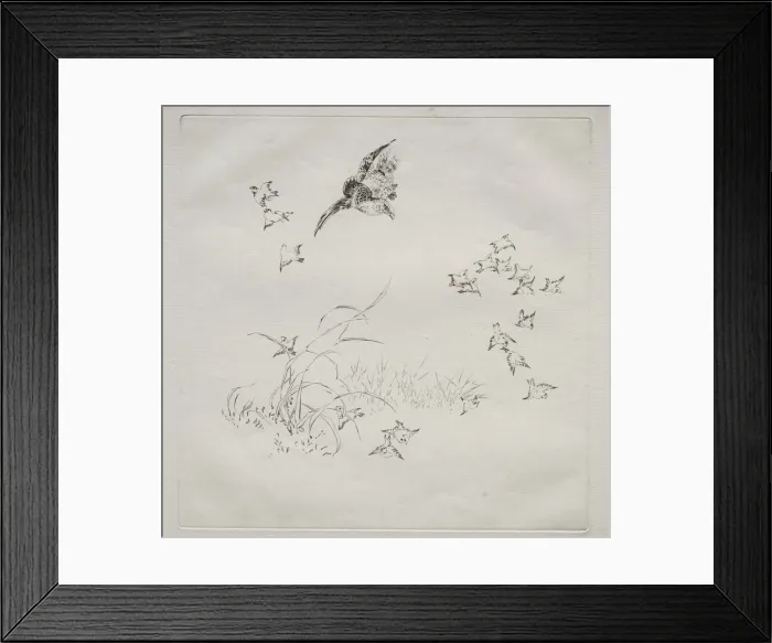 Framed Print : Parisian Service (Haviland service): The Terror (no. 4), 1875. Creator: Felix Bracquemond Framed Print : Parisian Service (Haviland service): The Terror (no. 4), 1875. Creator: Felix Bracquemond