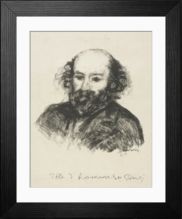 Framed Print : Paul Cezanne, c. 1902. Creator: Pierre-Auguste Renoir (French, 1841-1919) Framed Print : Paul Cezanne, c. 1902. Creator: Pierre-Auguste Renoir (French, 1841-1919)