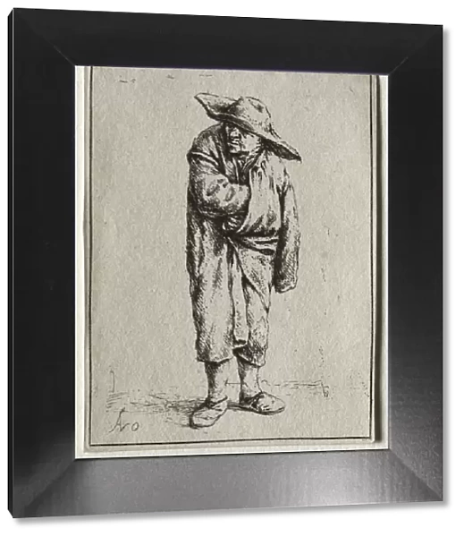Peasant with his hand in his cloak. Creator: Adriaen van Ostade (Dutch, 1610-1684)
