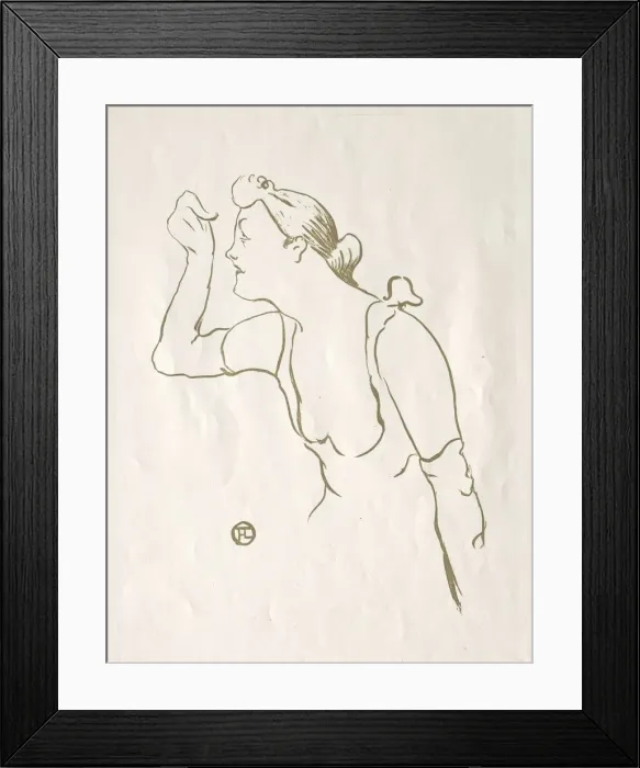 Framed Print : Paula Brebion, 1893. Creator: Henri de Toulouse-Lautrec (French, 1864-1901) Framed Print : Paula Brebion, 1893. Creator: Henri de Toulouse-Lautrec (French, 1864-1901)