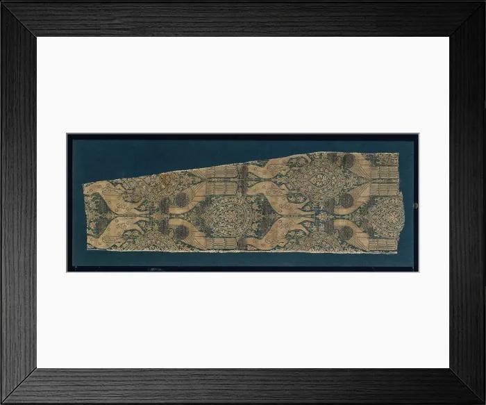 Framed Print : Parrots and Animals, 1300s. Creator: Unknown Framed Print : Parrots and Animals, 1300s. Creator: Unknown