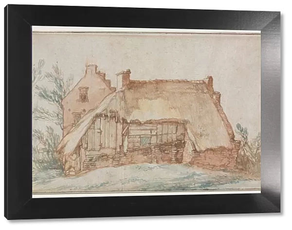 Peasants Cottage (recto), c. 1600. Creator: Abraham Bloemaert (Dutch, 1564-1651)