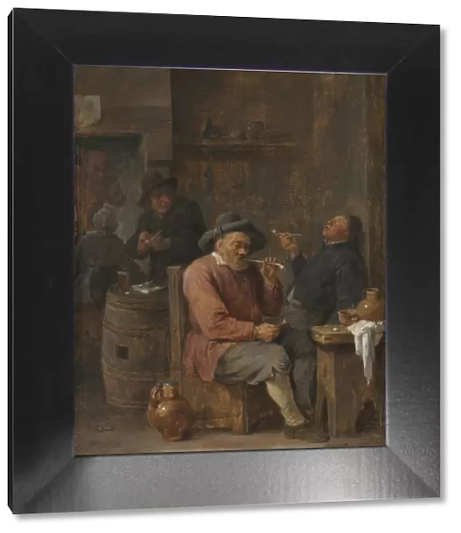 Peasants Smoking in an Inn, c. 1640. Creator: David Teniers (Flemish, 1610-1690)