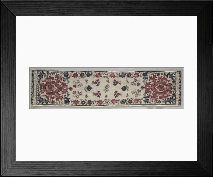 Framed Print : Part of a Cap (Benika), 1700s. Creator: Unknown Framed Print : Part of a Cap (Benika), 1700s. Creator: Unknown