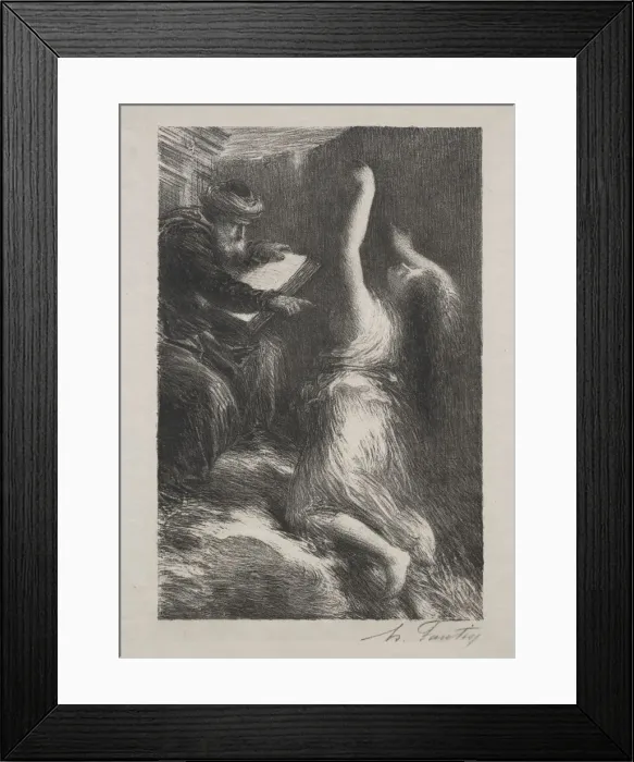Framed Print : Parsival, Act II: Evocation of Kundry. Creator: Henri Fantin-Latour (French, 1836-1904) Framed Print : Parsival, Act II: Evocation of Kundry. Creator: Henri Fantin-Latour (French, 1836-1904)