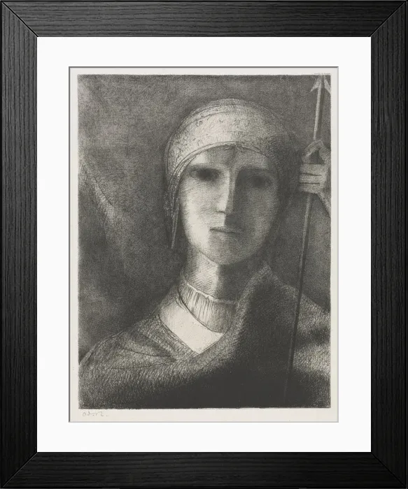Framed Print : Parsifal, 1892. Creator: Odilon Redon (French, 1840-1916); Becquet (French) Framed Print : Parsifal, 1892. Creator: Odilon Redon (French, 1840-1916); Becquet (French)