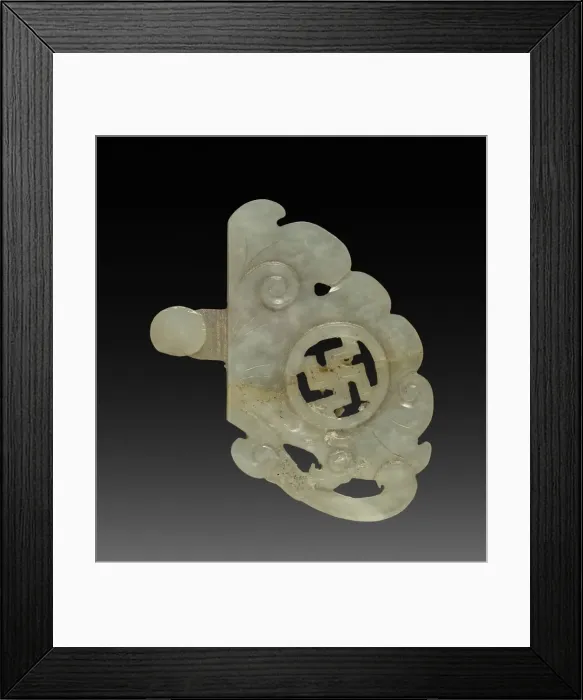 Framed Print : Part of Buckle, 1800s-1900s. Creator: Unknown Framed Print : Part of Buckle, 1800s-1900s. Creator: Unknown