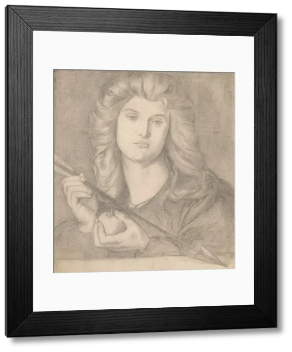Framed Print : Study for Venus Verticordia. Creator: Dante Gabriele Rossetti (British, 1828-1882) Framed Print : Study for Venus Verticordia. Creator: Dante Gabriele Rossetti (British, 1828-1882)