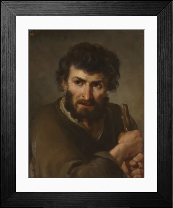 Framed Print : Study of a Shepherd, 1700s. Creator: Unknown Framed Print : Study of a Shepherd, 1700s. Creator: Unknown
