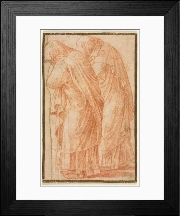 Framed Print : Study of Monks, 1600s(?). Creator: Unknown Framed Print : Study of Monks, 1600s(?). Creator: Unknown
