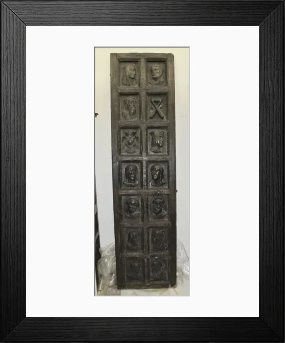 Framed Print : Studio Door Pair, 1500s. Creator: Unknown Framed Print : Studio Door Pair, 1500s. Creator: Unknown