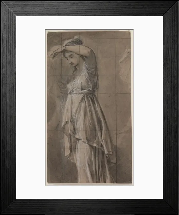 Framed Print : Study for Penelope, c. 1806. Creator: Anicet Charles Gabriel Lemonnier (French, 1743-1824) Framed Print : Study for Penelope, c. 1806. Creator: Anicet Charles Gabriel Lemonnier (French, 1743-1824)