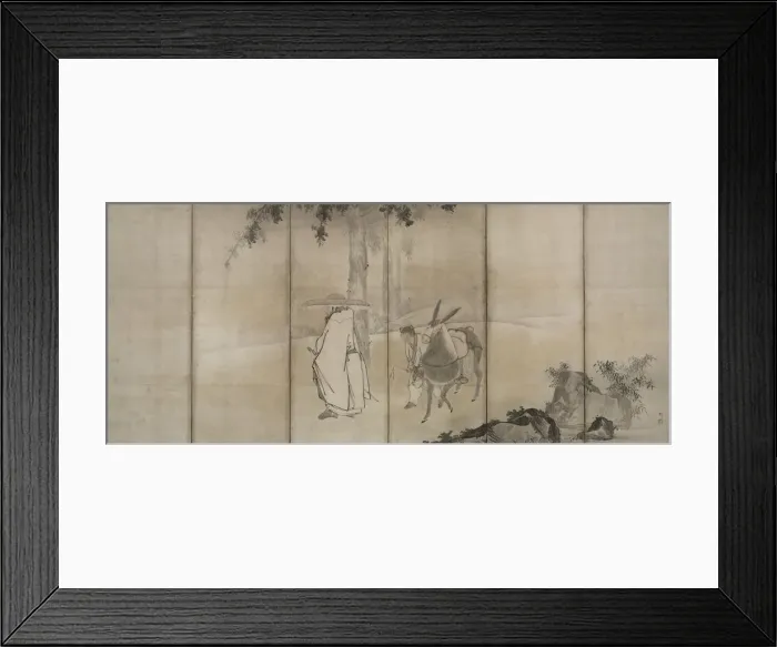 Framed Print : Su Shi (So Shoku), early 1600s. Creator: Unkoku T?gan (Japanese, 1547-1618) Framed Print : Su Shi (So Shoku), early 1600s. Creator: Unkoku T?gan (Japanese, 1547-1618)