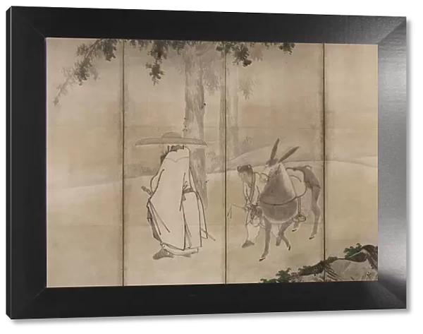 Su Shi (So Shoku) and Pan Lang (Han Ro), early 1600s. Creator: Unkoku T?gan (Japanese, 1547-1618)
