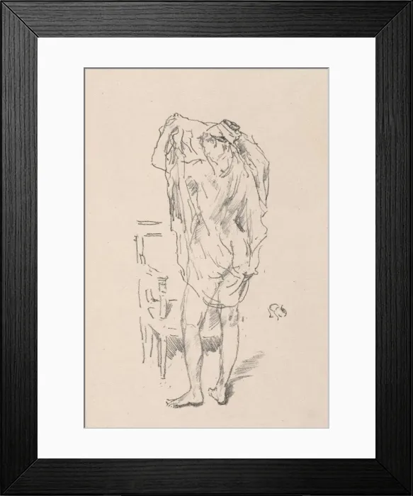 Framed Print : Study, 1895. Creator: James McNeill Whistler (American, 1834-1903) Framed Print : Study, 1895. Creator: James McNeill Whistler (American, 1834-1903)