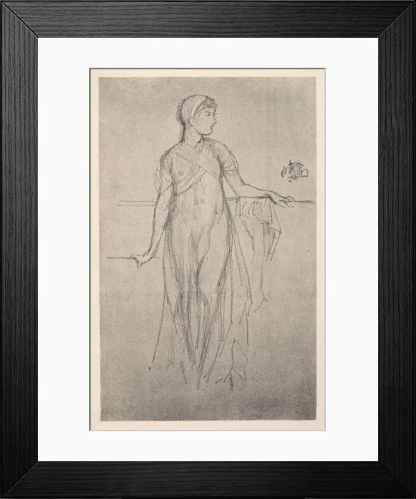 Framed Print : Study, 1879. Creator: James McNeill Whistler (American, 1834-1903) Framed Print : Study, 1879. Creator: James McNeill Whistler (American, 1834-1903)