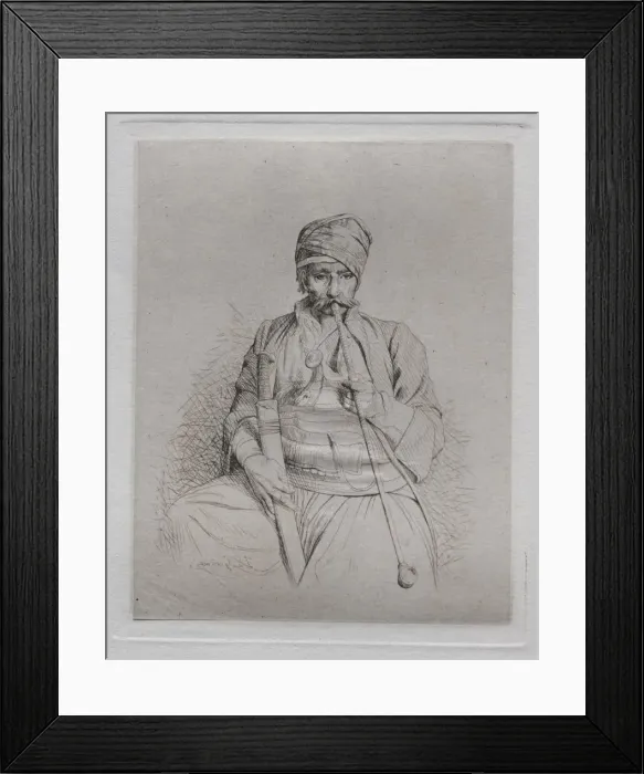 Framed Print : Study. Creator: Jean-Leon Gerome (French, 1824-1904) Framed Print : Study. Creator: Jean-Leon Gerome (French, 1824-1904)