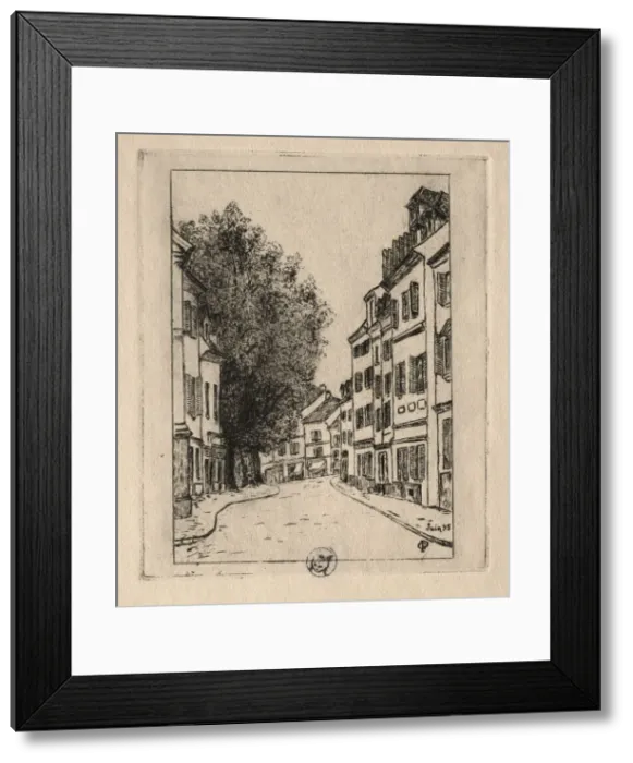 Framed Print : Six Etchings: Notre Dame, Pontoise, 1895. Creator: Paul Gachet (French, 1828-1909) Framed Print : Six Etchings: Notre Dame, Pontoise, 1895. Creator: Paul Gachet (French, 1828-1909)