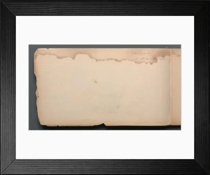 Framed Print : Sketchbook, page 03: S. R. Gifford 15 10th Street New York, 1859. Creator Framed Print : Sketchbook, page 03: S. R. Gifford 15 10th Street New York, 1859. Creator